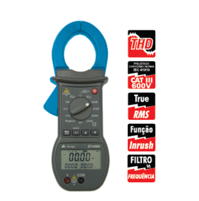 Alicate Wattímetro ET-4080 - Minipa