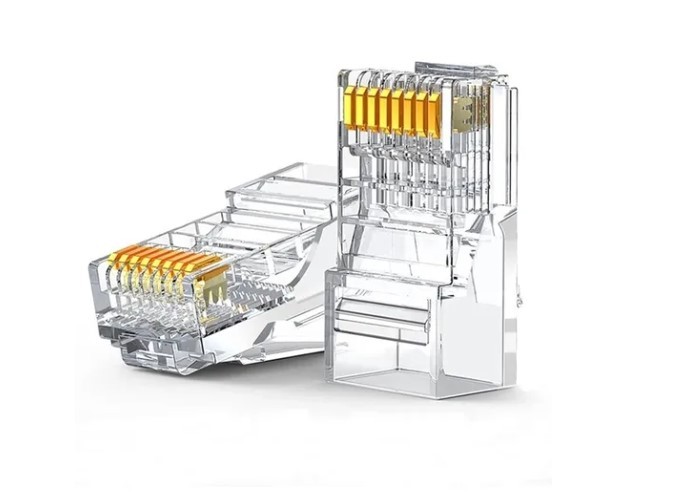 Conector Rj 45 Macho Cat 5e Pacote c/ 1000